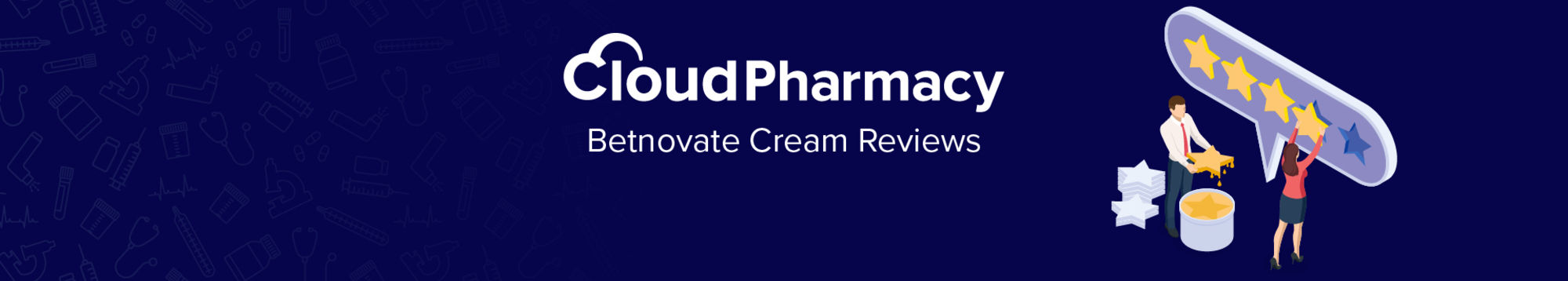 a header image that reads 'Cloud Pharmacy Betnovate Cream Reviews'
