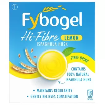 Fybogel Hi-Fibre Sachets - Lemon - 10 Sachets