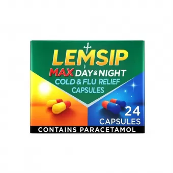 Lemsip Max Cold and Flu Day & Night Capsules - 24 Capsules
