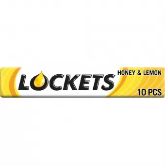 Lockets Honey and Lemon Cough Sweet Lozenges - 10 Lozenges