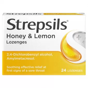 Strepsils Honey and Lemon 24 Lozenges