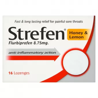 Strefen Honey and Lemon Lozenges - 16 Lozenges