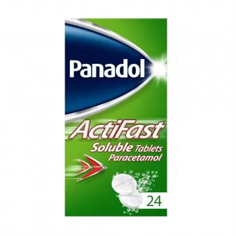 Panadol Actifast Soluble Tablets - 24 Tablets