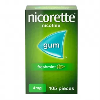 Nicorette 4mg Freshmint Gum – 105 Pieces