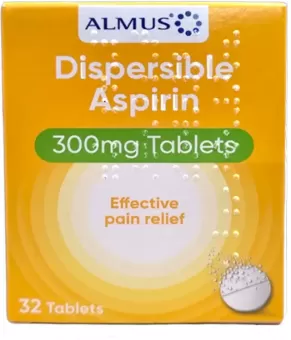 Aspirin 300mg Dispersible Tablets